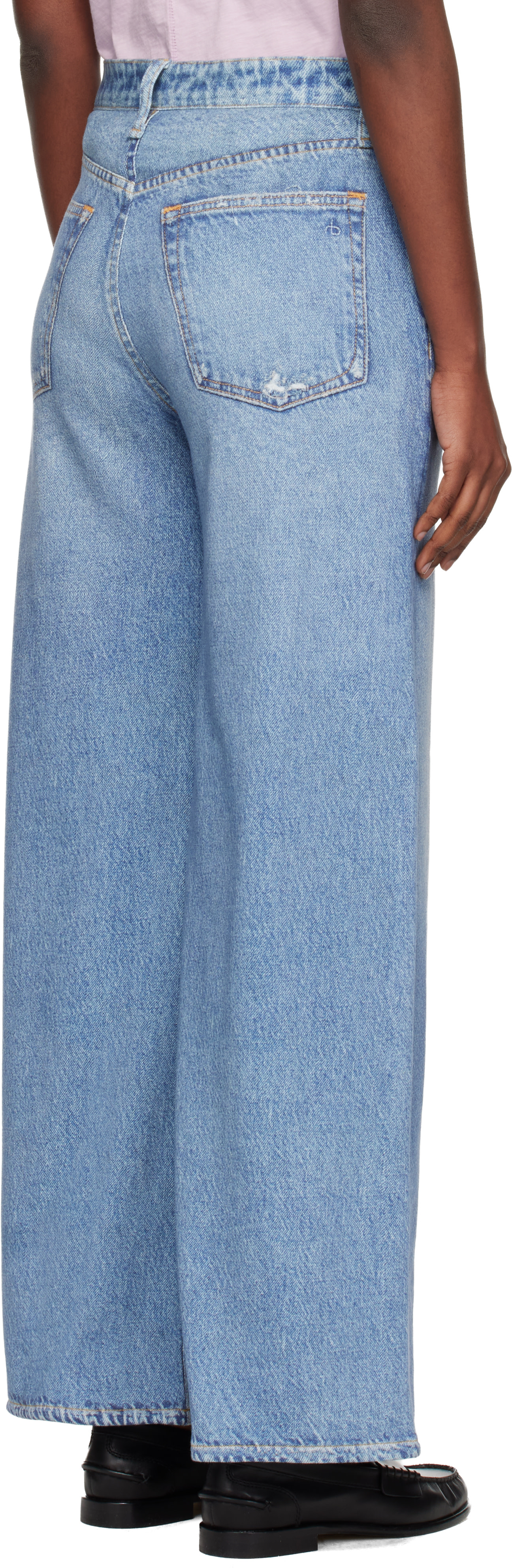 rag & bone - Jean écourté Sofie bleu en Miramar