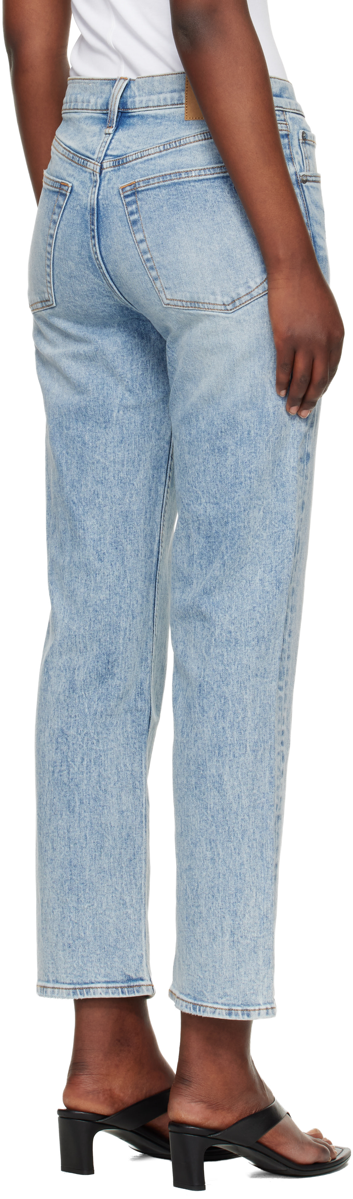 rag & bone - Jean droit Harlow bleu