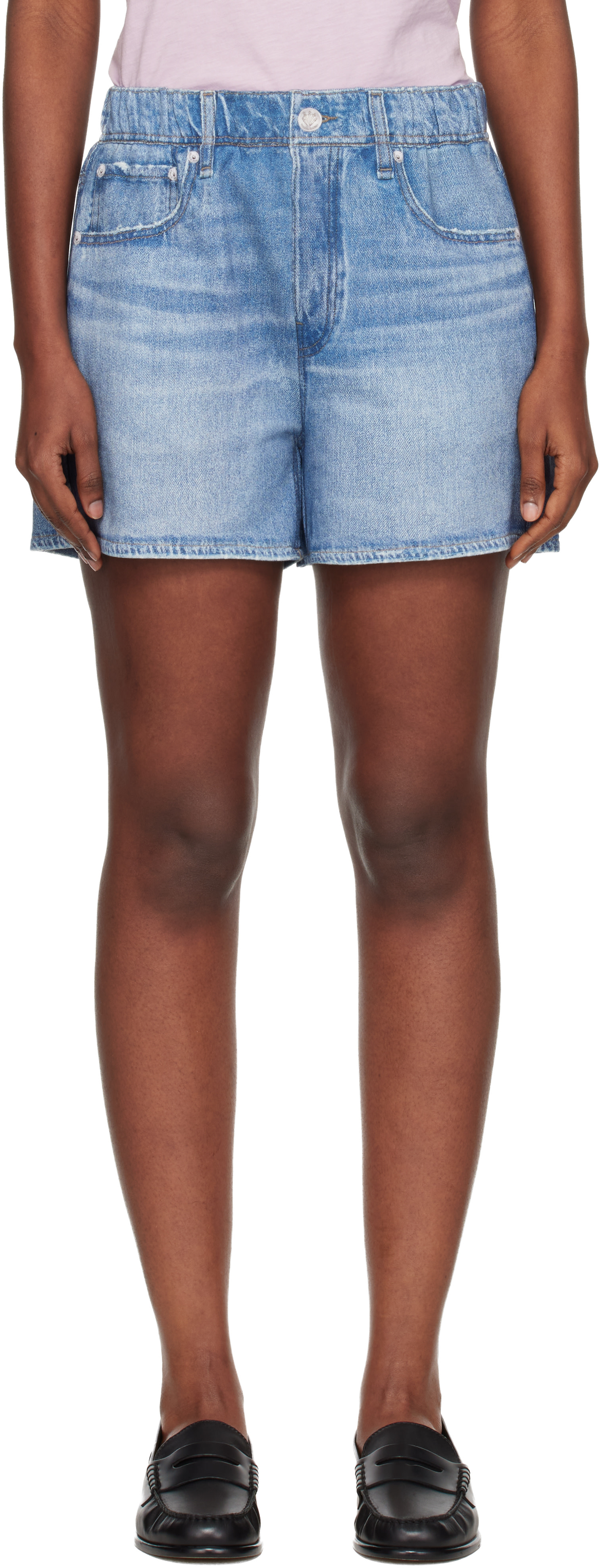 rag & bone - Short de marche bleu en Miramar