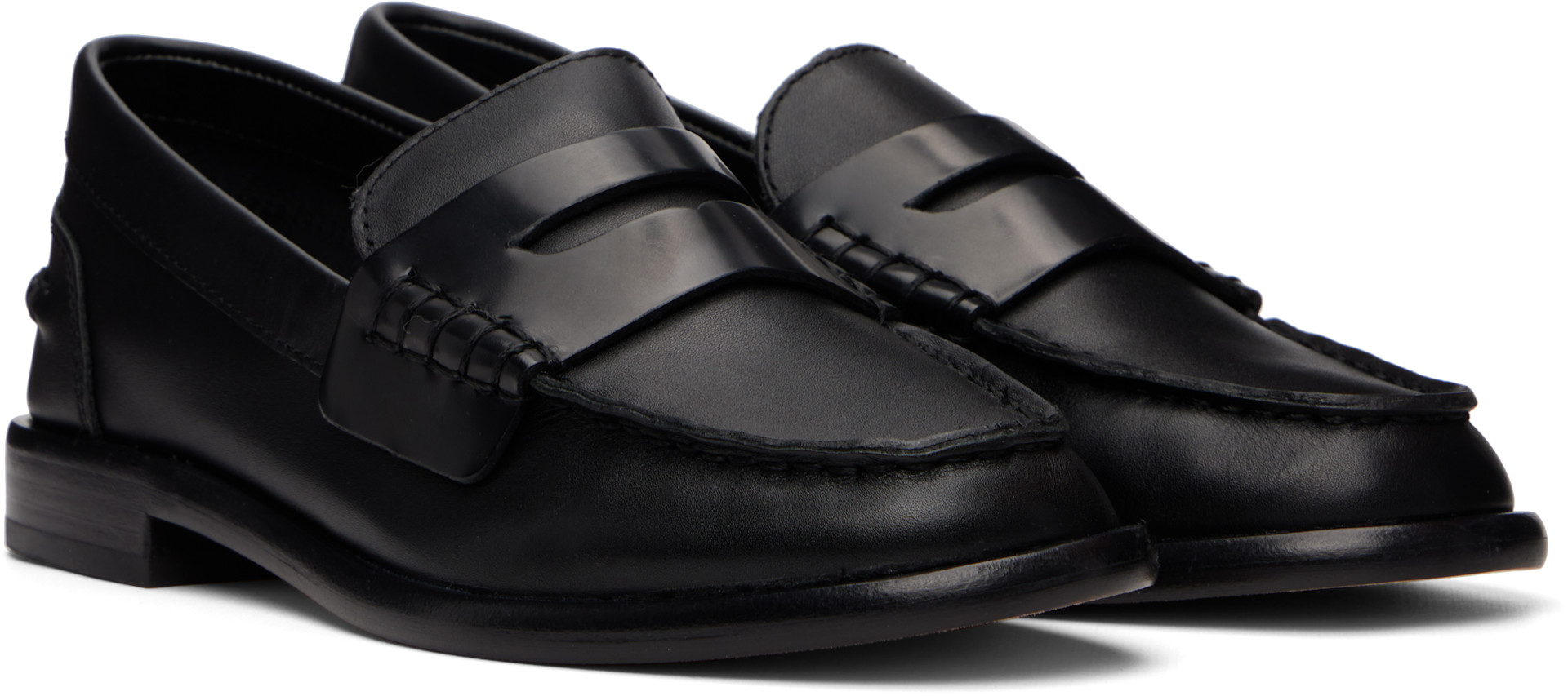 rag & bone - Flâneurs Carter noirs en cuir