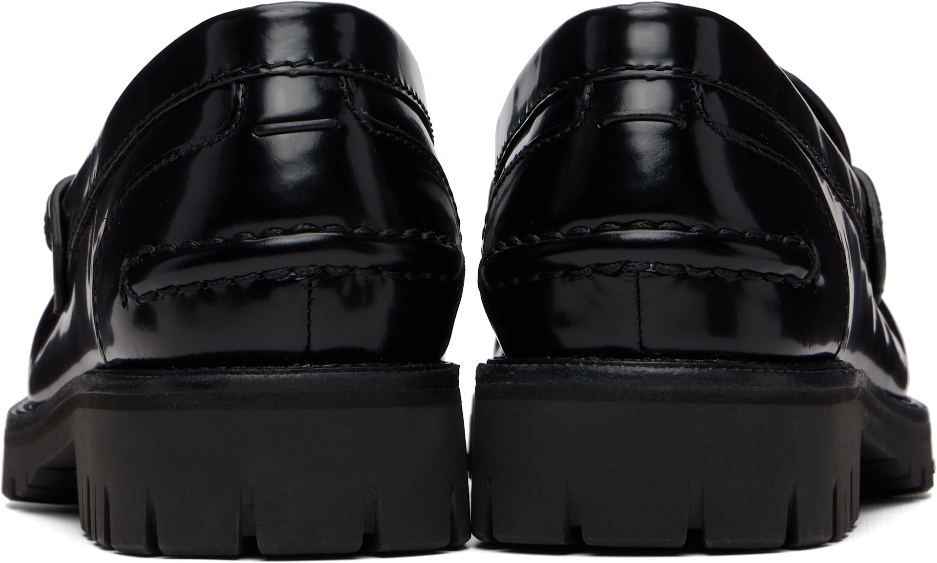 rag & bone - Black Corey Leather Loafers