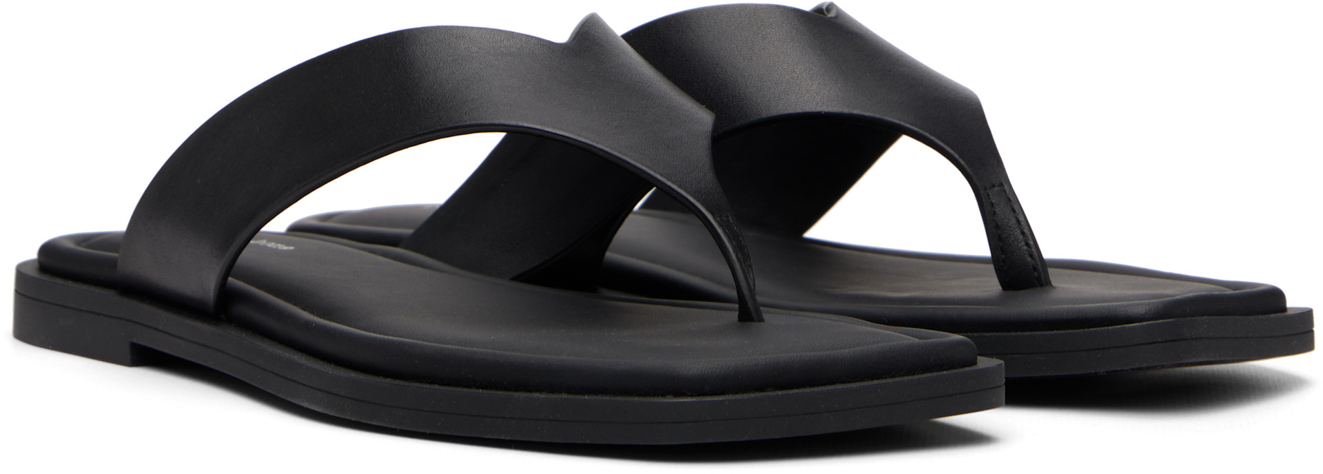 Rag & Bone - Black Leather Upper Thong Sandals Sz 8.5 Women main image 4