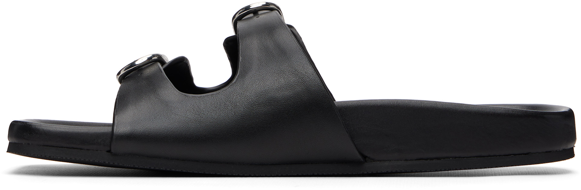 rag & bone - Black Rue Leather Sandals