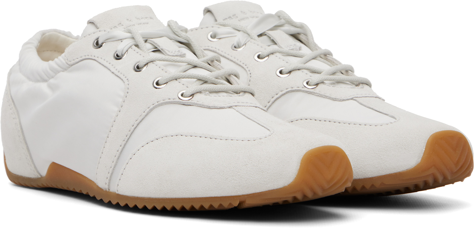 rag & bone - Baskets de course de style ballet Emilee blanches