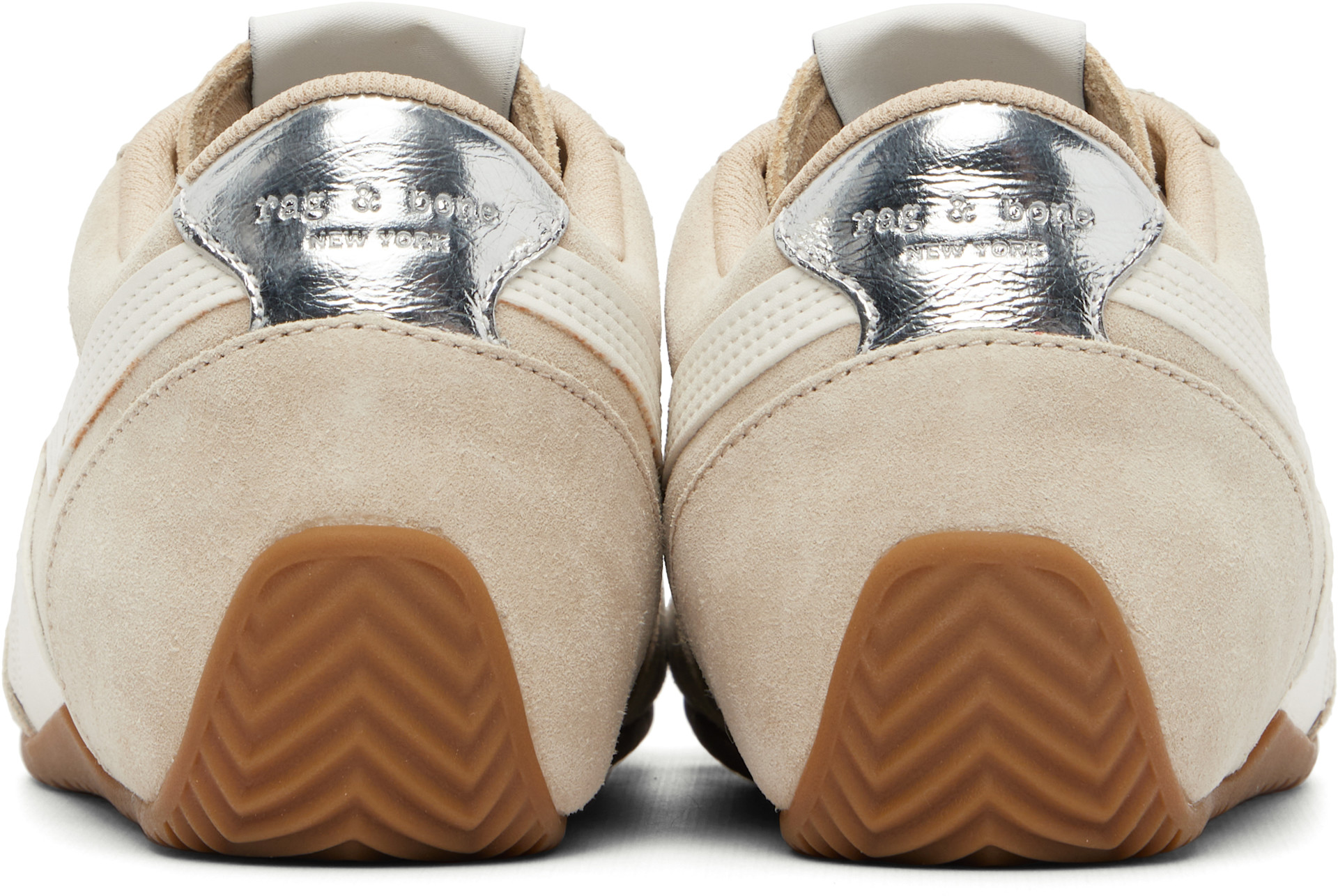 rag & bone - Baskets de course étroites rétro beiges