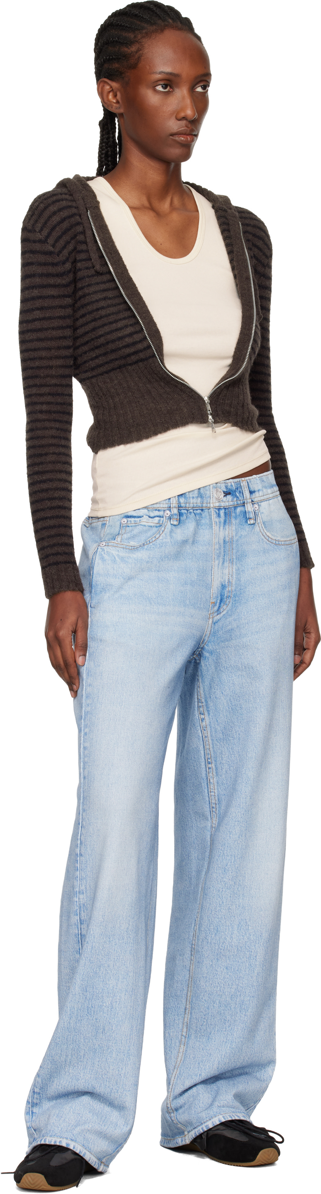 rag & bone - Baskets de course de style ballet Emilee noires