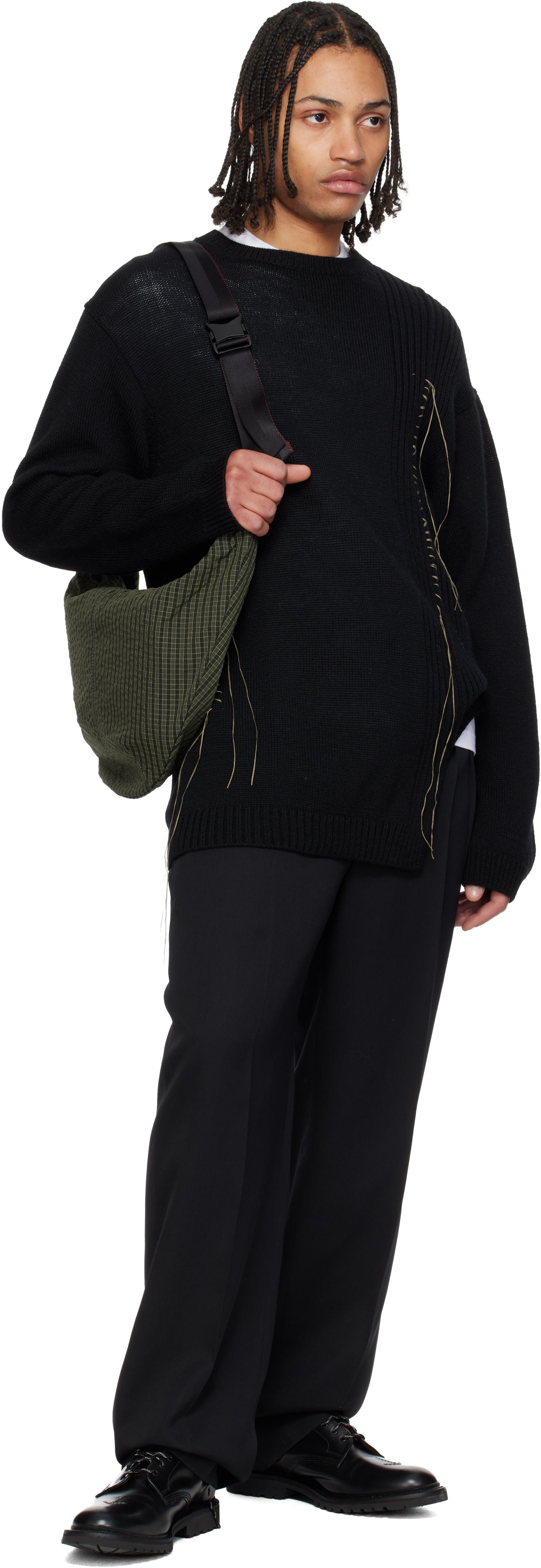 Comme des Garçons Homme: ブラック Sandersエディション グロッシー