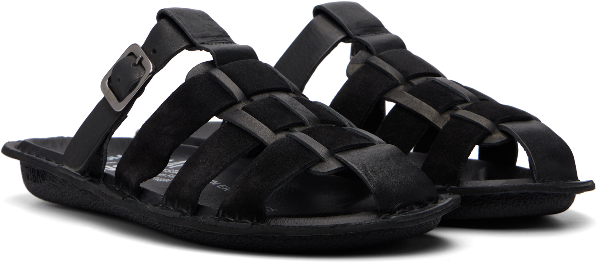 Comme des Garçons Homme: Black VIBAe Edition Steer Smooth & Suede