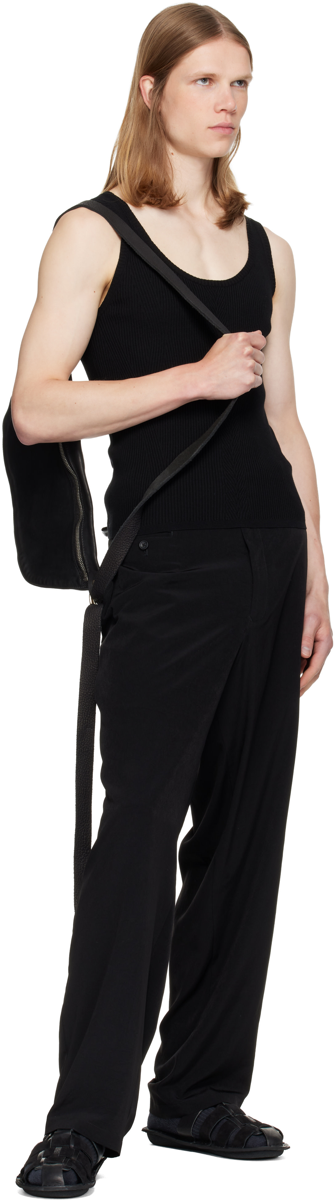 Comme des Garçons Homme: ブラック VIBAeエディション Steer Smooth