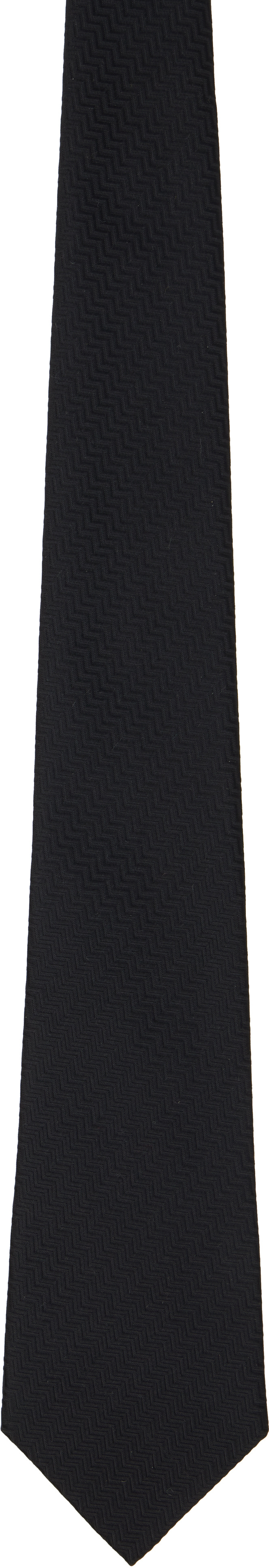 Comme des Garçons Homme Deux: ブラック シルク ヘリンボーン