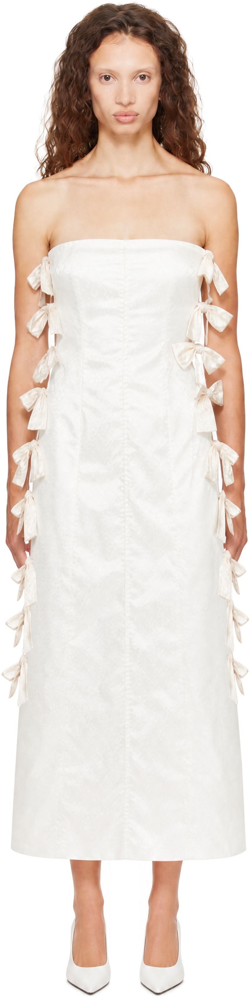 Super YAYA - Robe longue Sofia blanc cassé