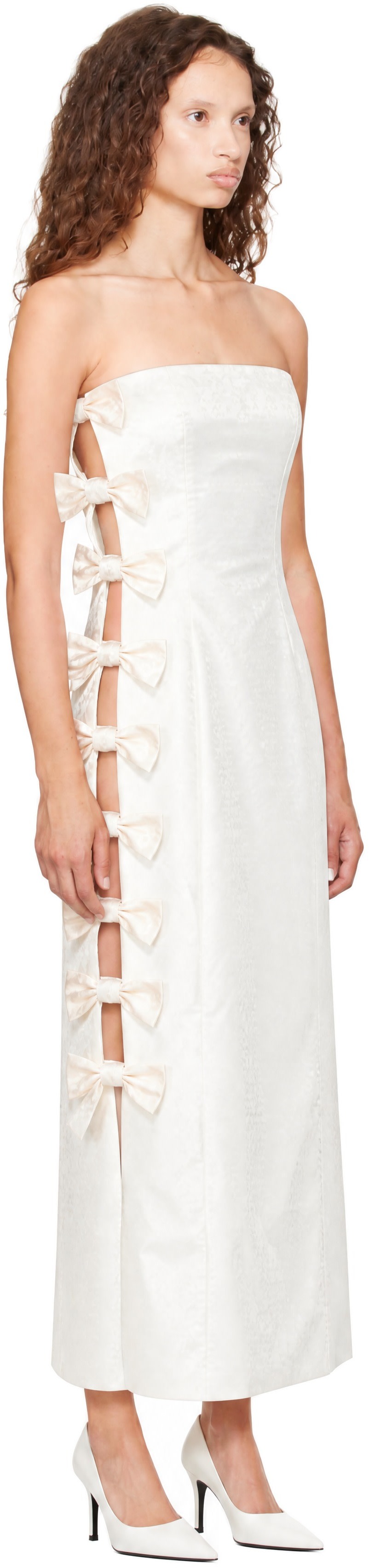 Super YAYA - Robe longue Sofia blanc cassé