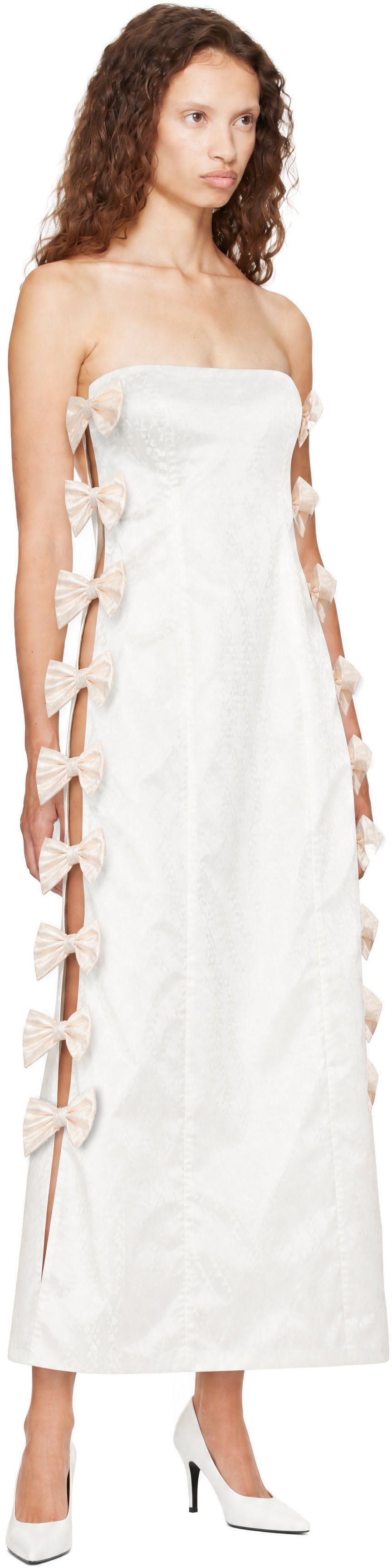 Super YAYA - Robe longue Sofia blanc cassé