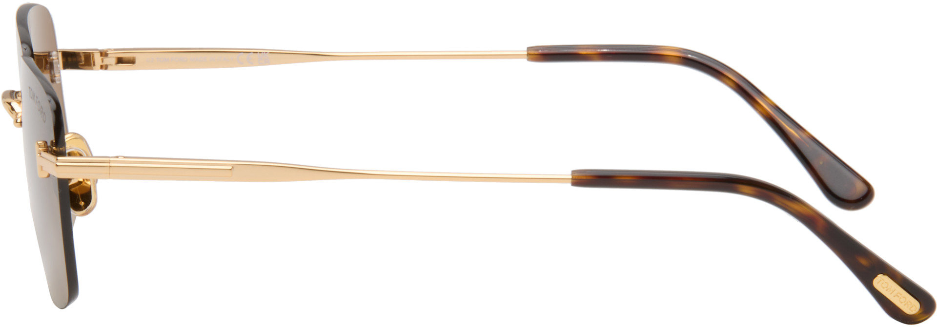 TOM FORD - Lunettes de soleil Jake dorées