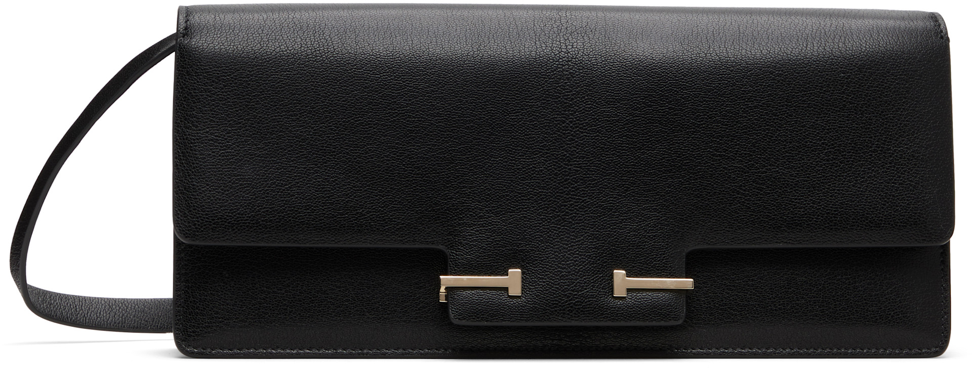 TOM FORD - Sac à bandoulière horizontal Aube souple noir en cuir