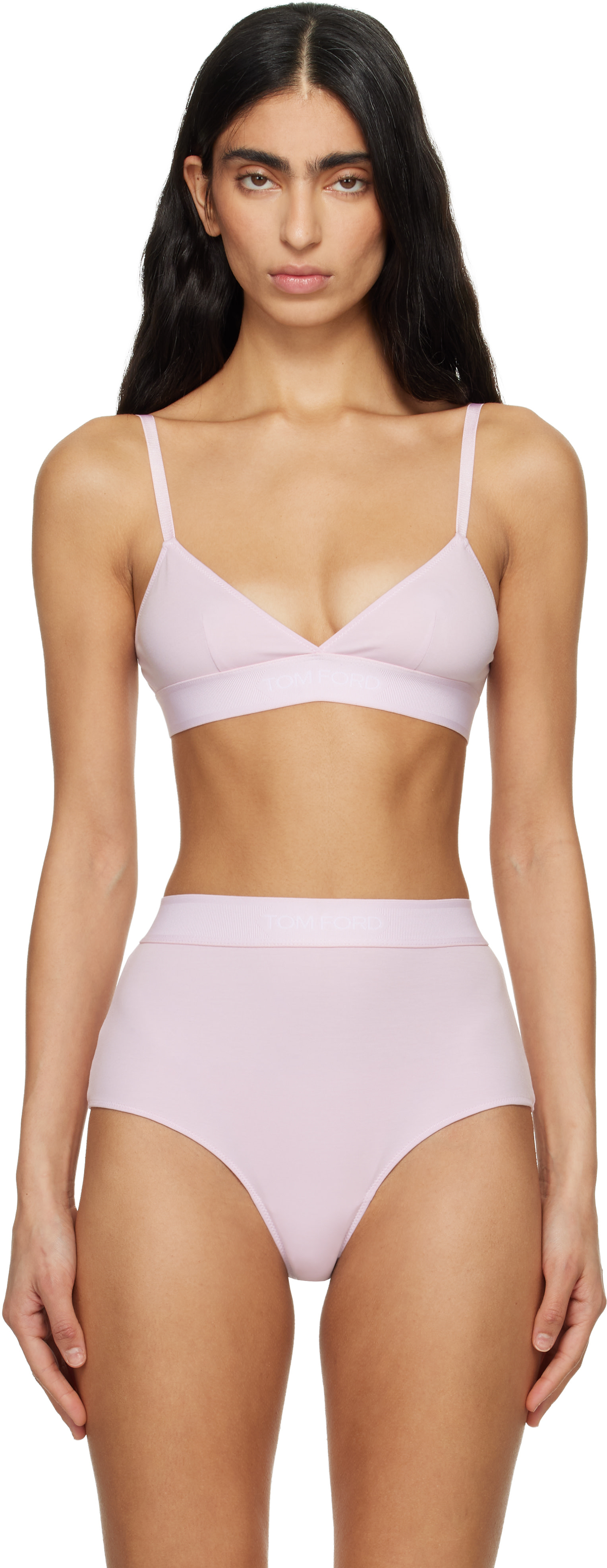 TOM FORD - Soutien-gorge rose à logo