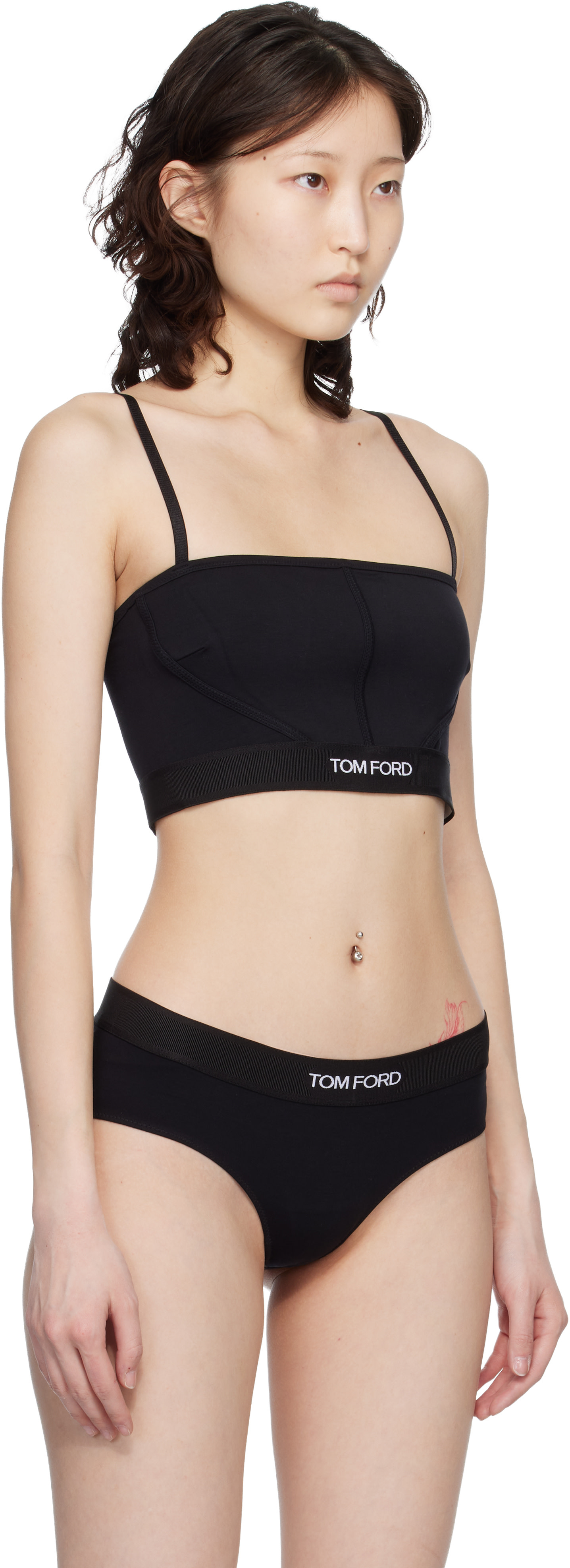 TOM FORD - Haut noir en modal