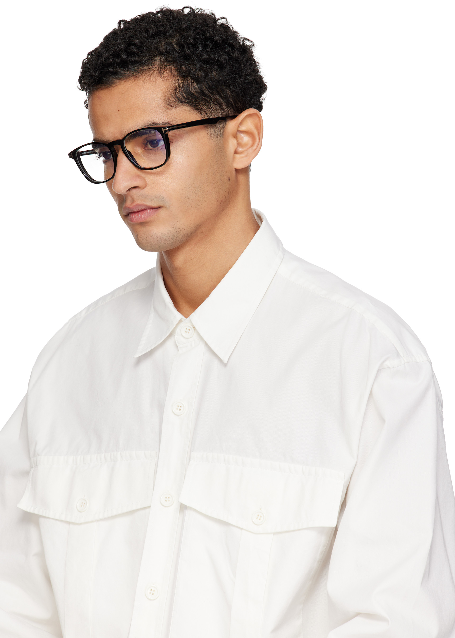 TOM FORD - Lunettes carrées noires