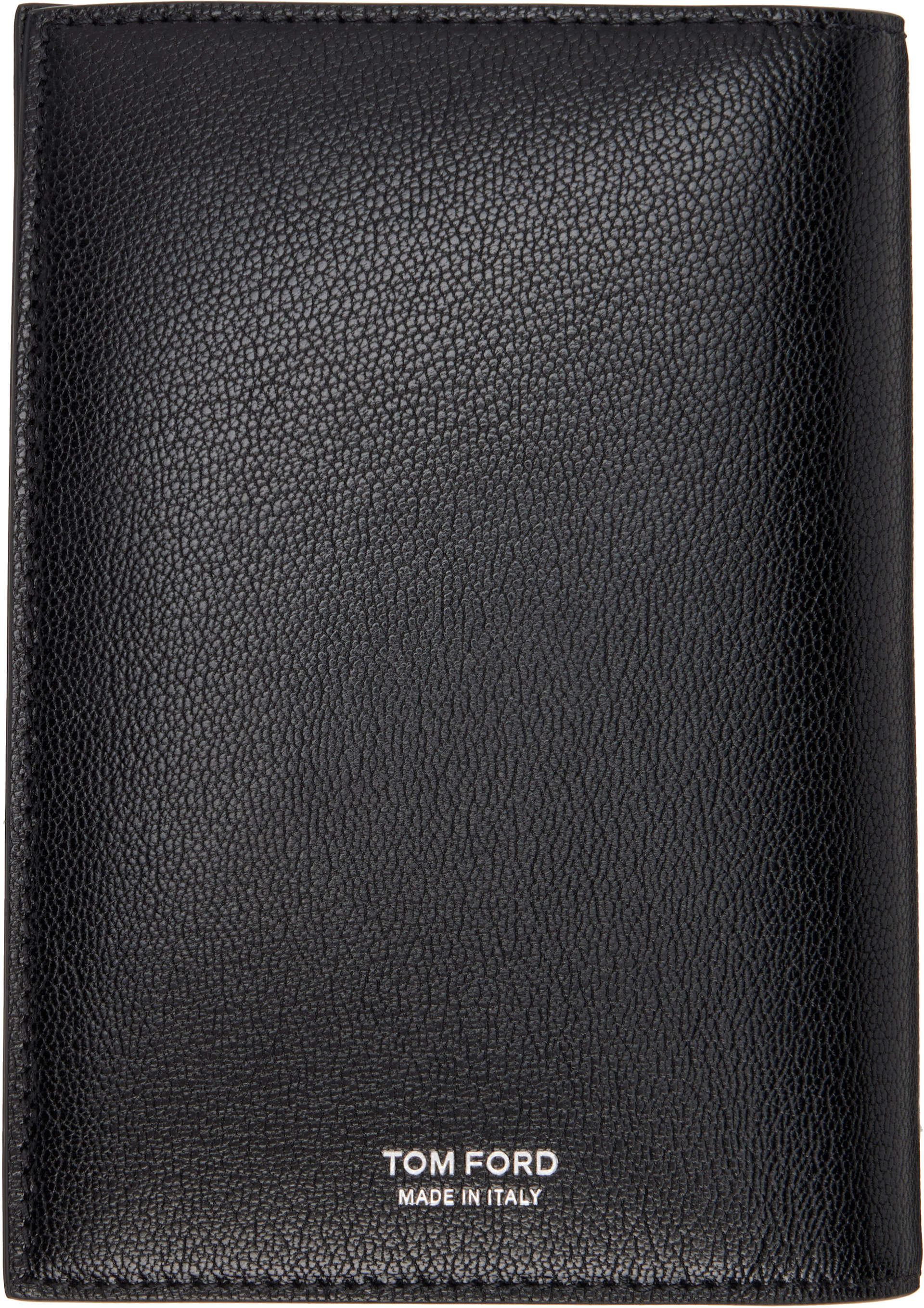TOM FORD: Black Exotic Line Card & Passport Holder | SSENSE