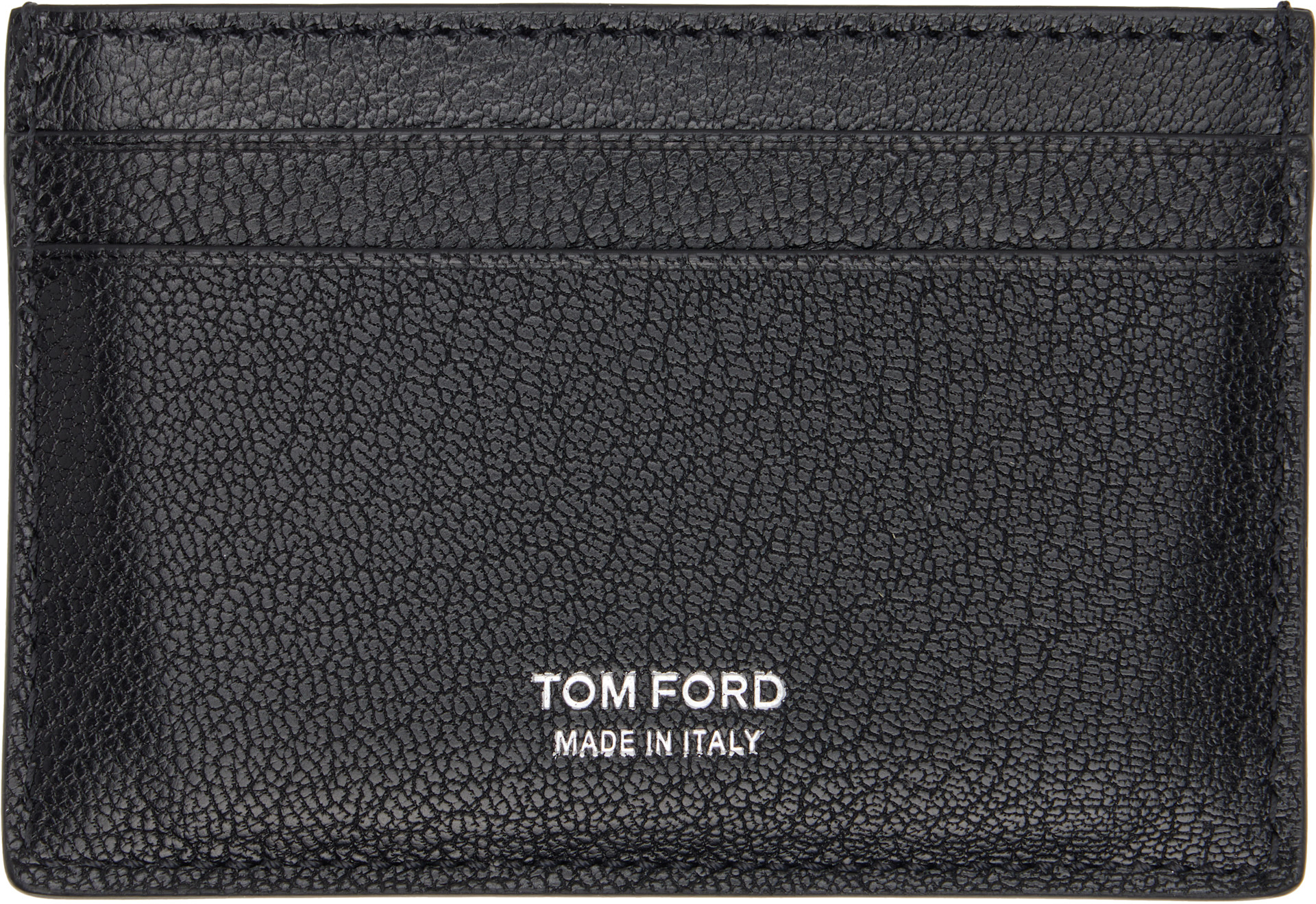 TOM FORD: ブラック Elongated T Line Classic カードケース | SSENSE 日本