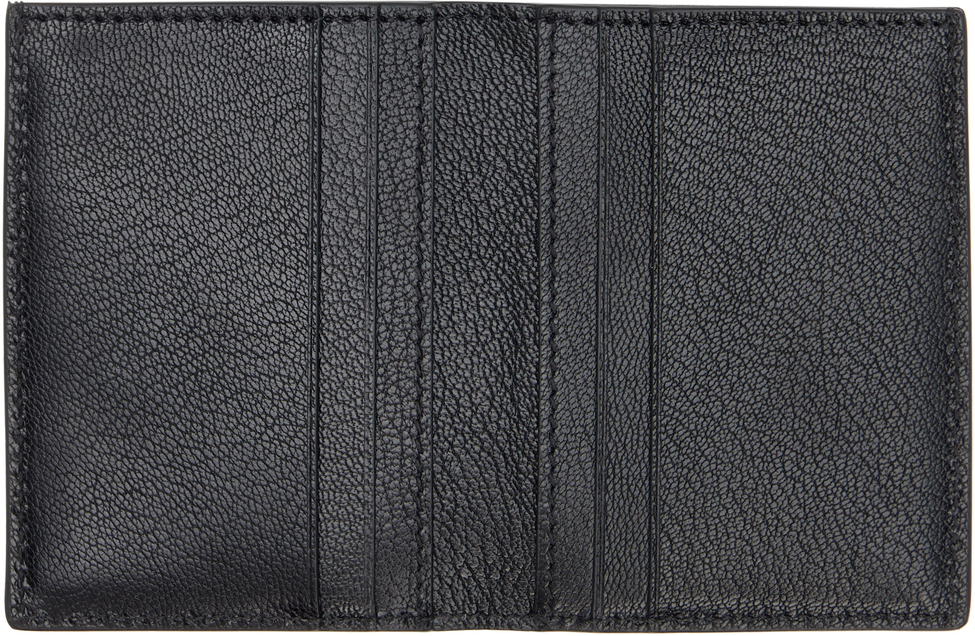TOM FORD: Black Elongated T Line Folding Card Holder | SSENSE