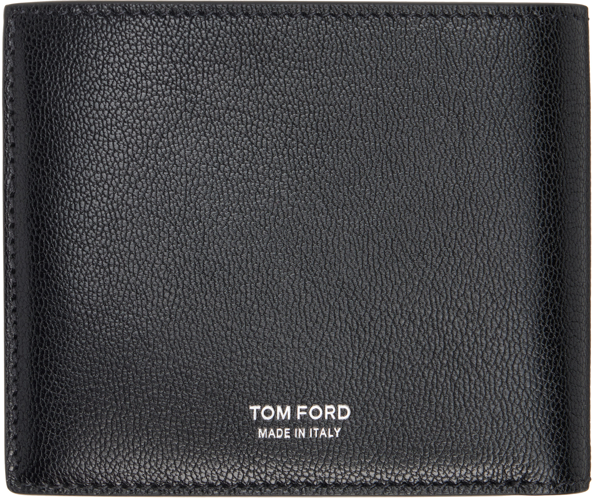 TOM FORD: ブラック Elongated T Line マネークリップ ウォレット