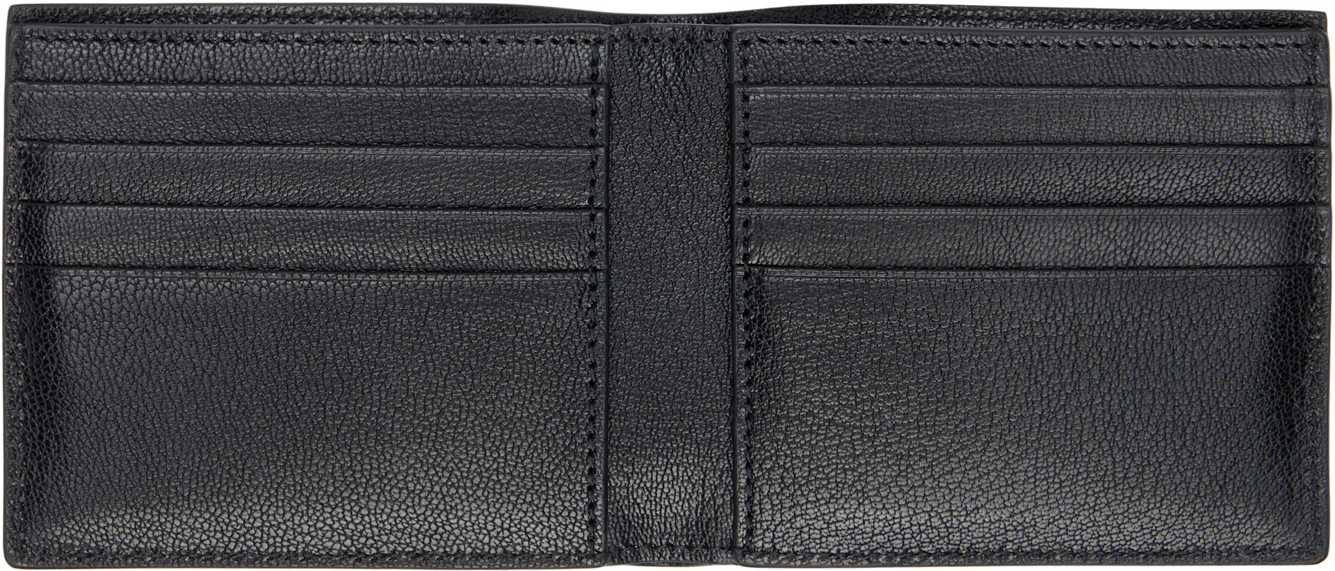 TOM FORD: ブラック Elongated T Line マネークリップ ウォレット