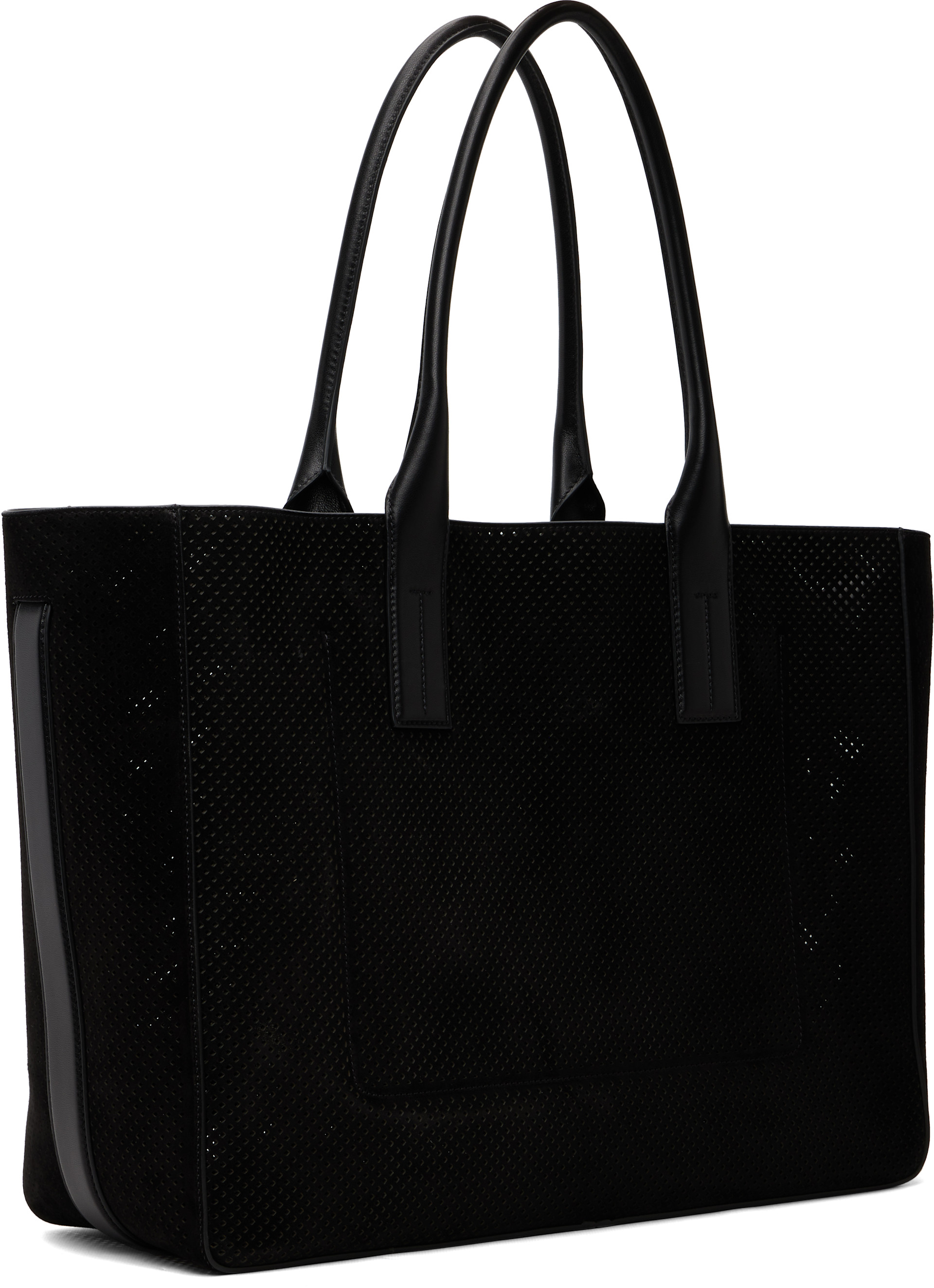 TOM FORD: ブラック T-Line East-West パーフォレーション カシミヤ 