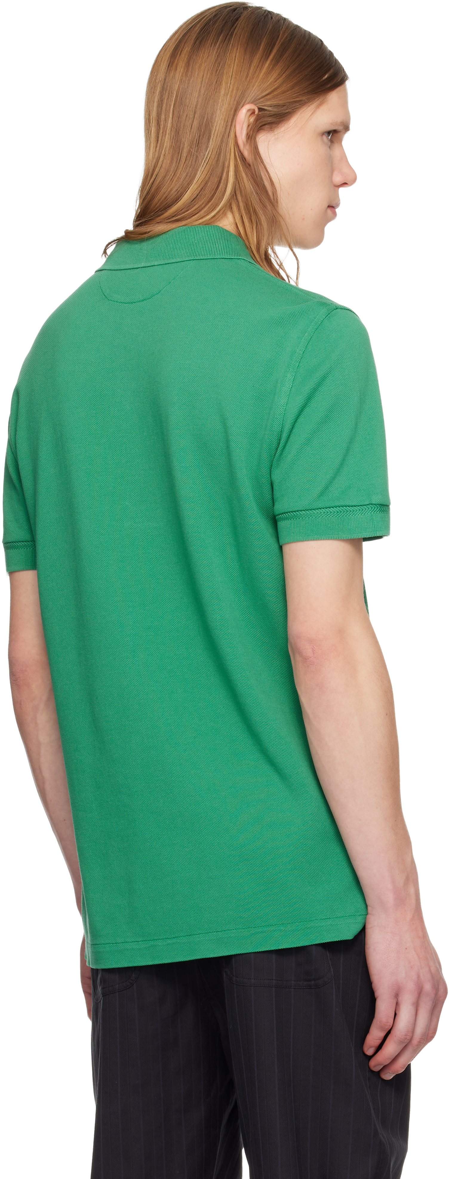 TOM FORD - Polo vert en piqué