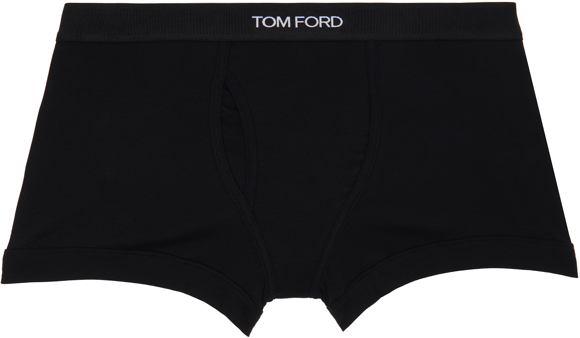 TOM FORD - Black Cotton Boxer Briefs