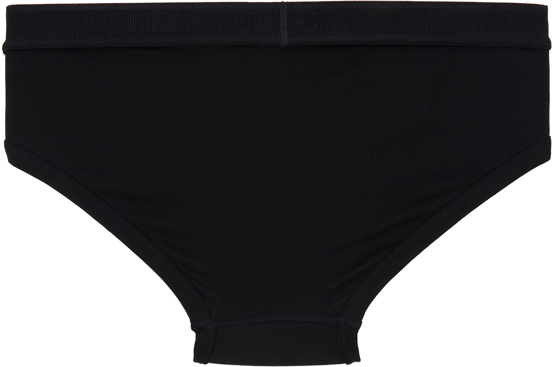 TOM FORD - Ensemble de deux slips noirs en coton