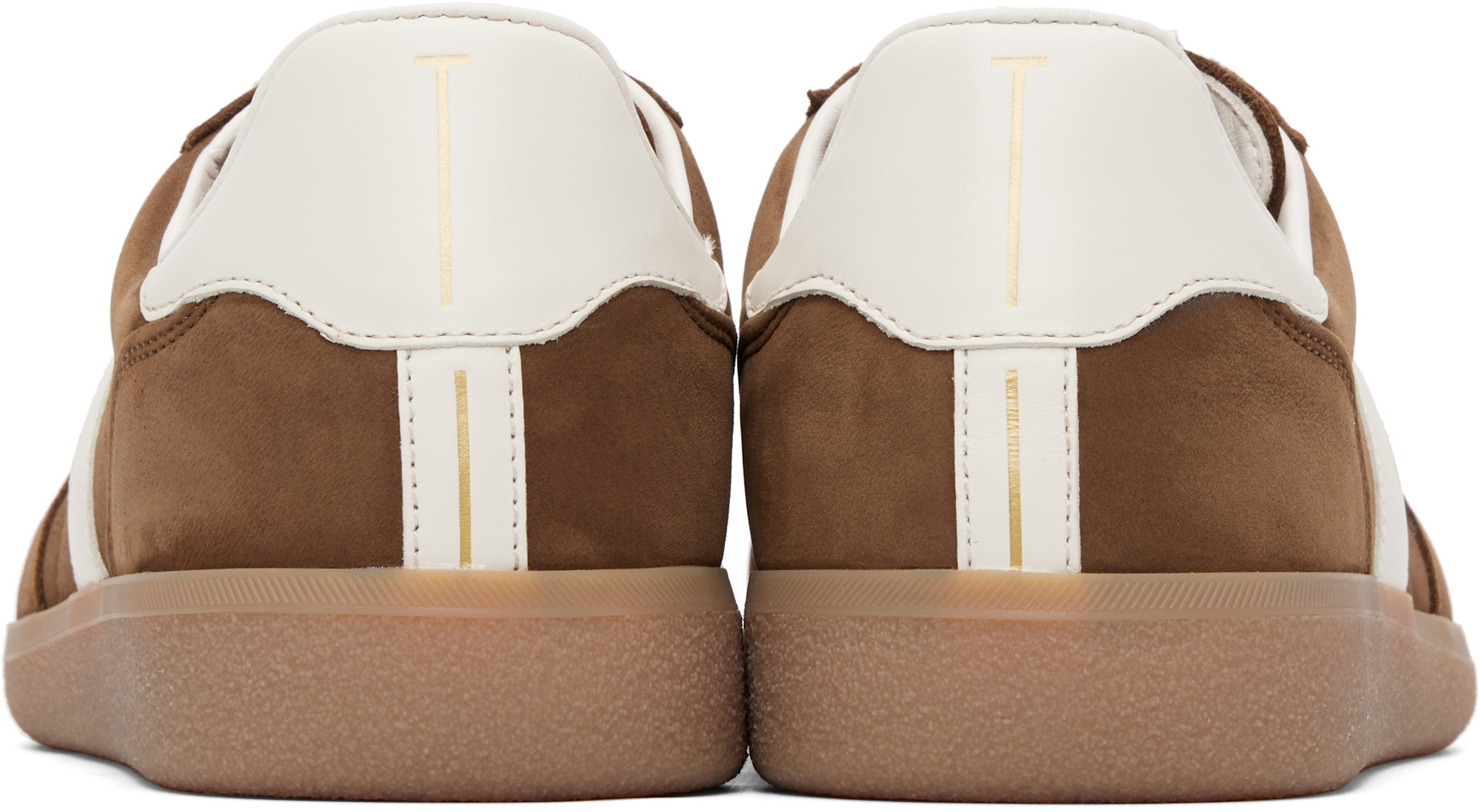 TOM FORD - Baskets Archer brunes en nubuck