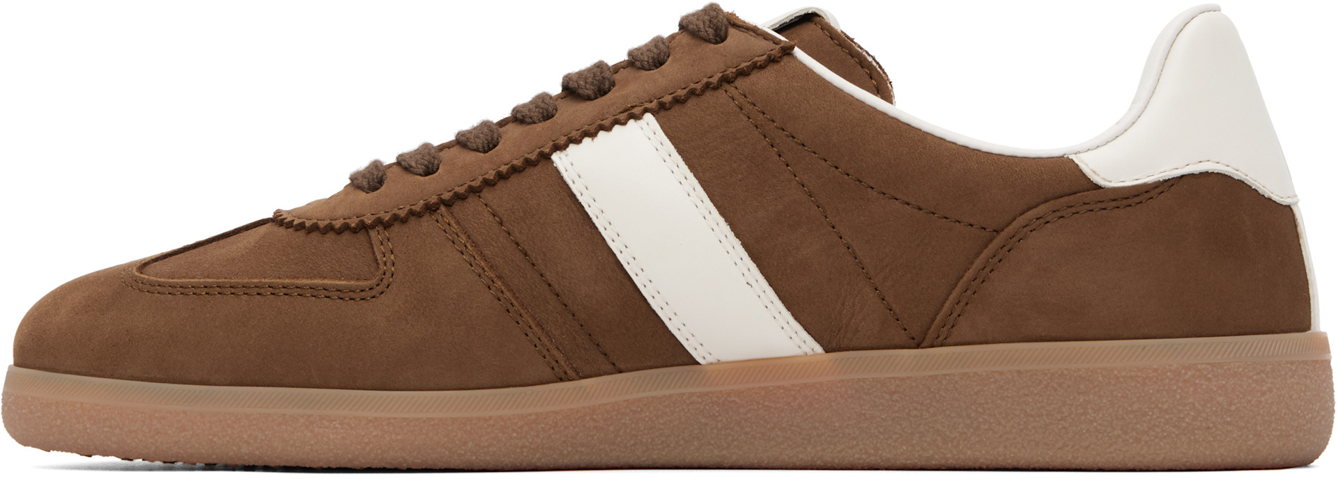 TOM FORD - Baskets Archer brunes en nubuck