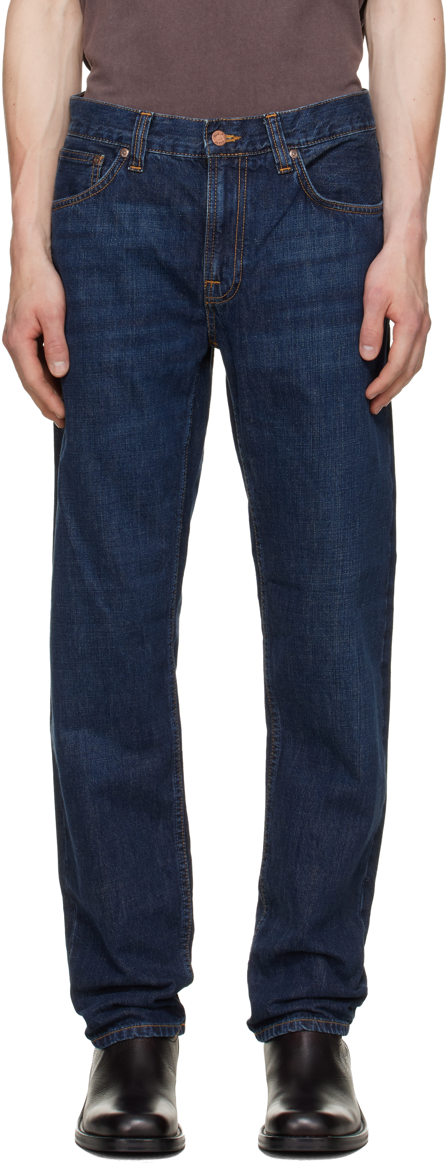 Nudie Jeans - ネイビー Gritty Jackson ジーンズ