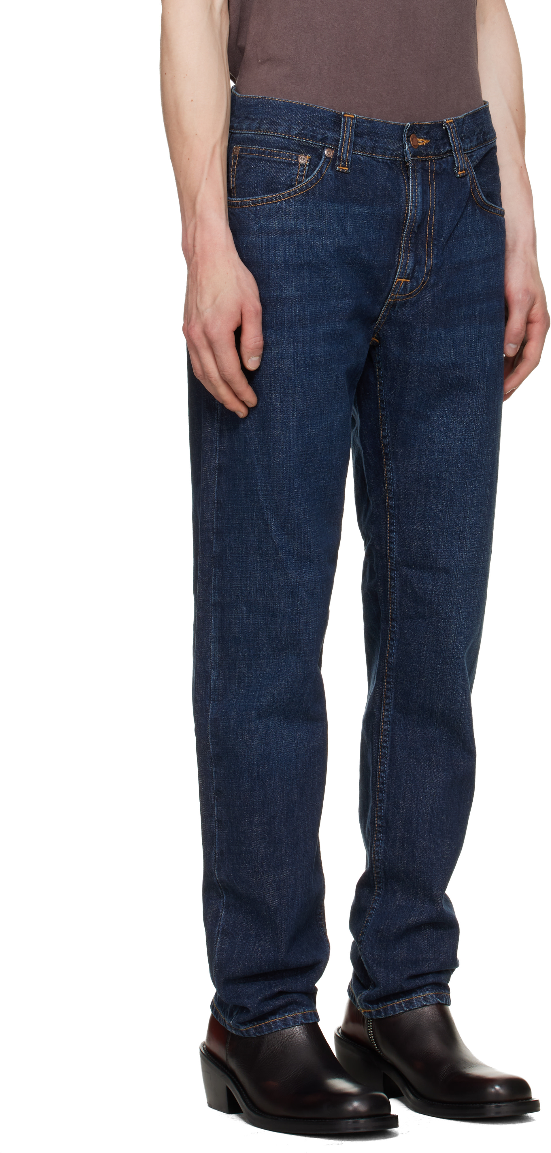 Nudie Jeans - ネイビー Gritty Jackson ジーンズ