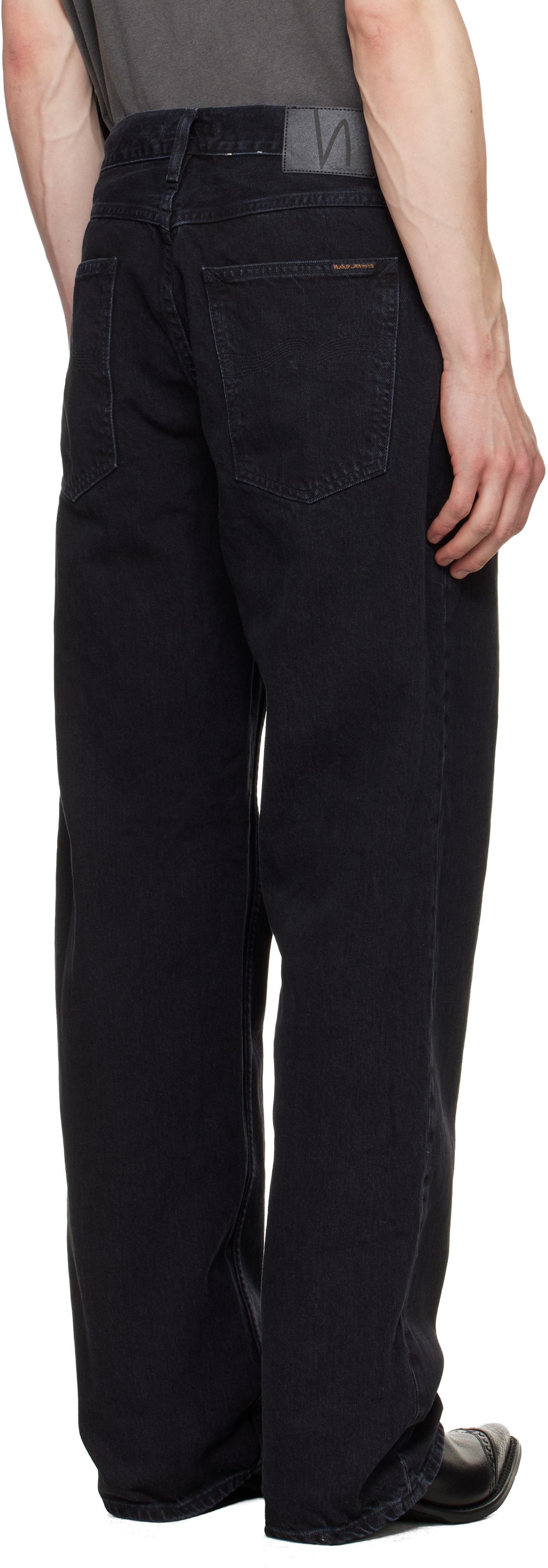 Nudie Jeans: Black Tuff Tony Jeans | SSENSE