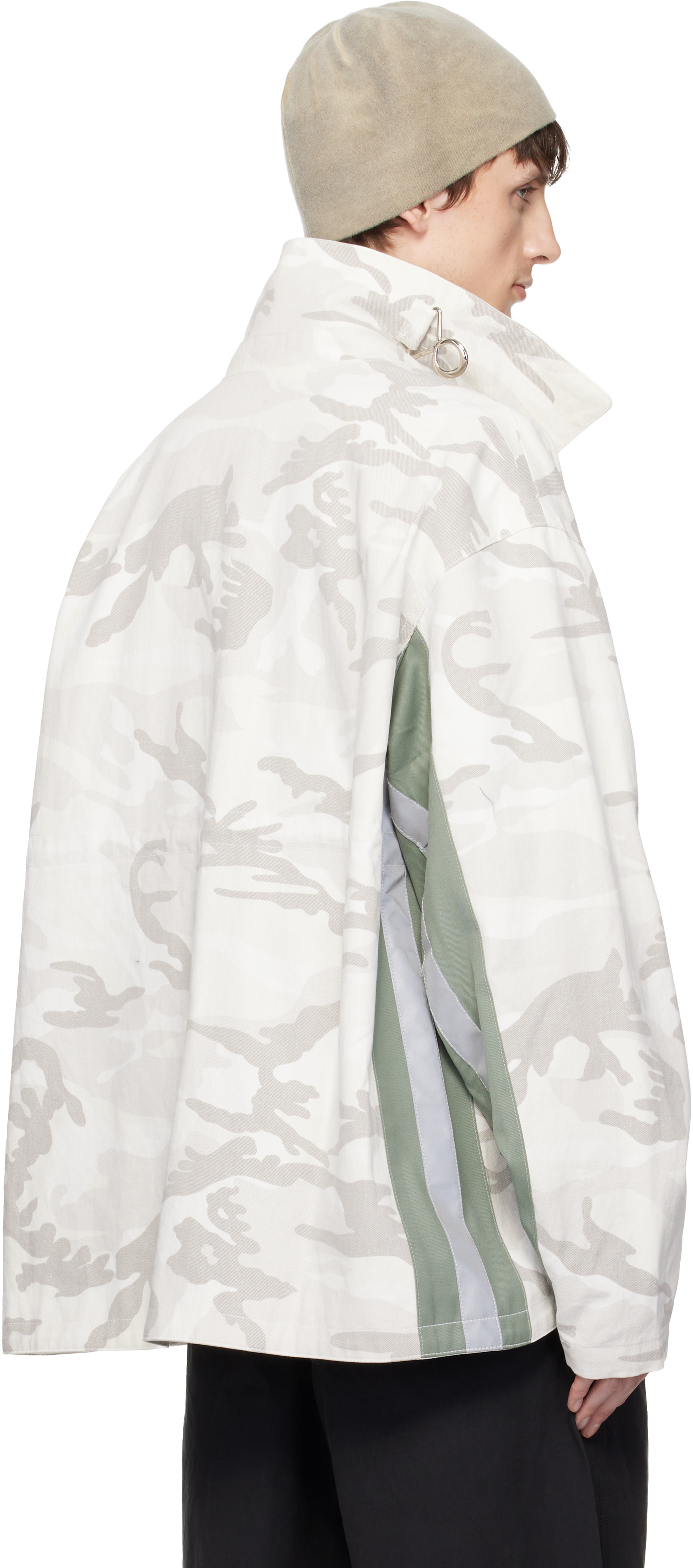 FFFPOSTALSERVICE - SSENSE Exclusive Off-White FF Bunker Jacket