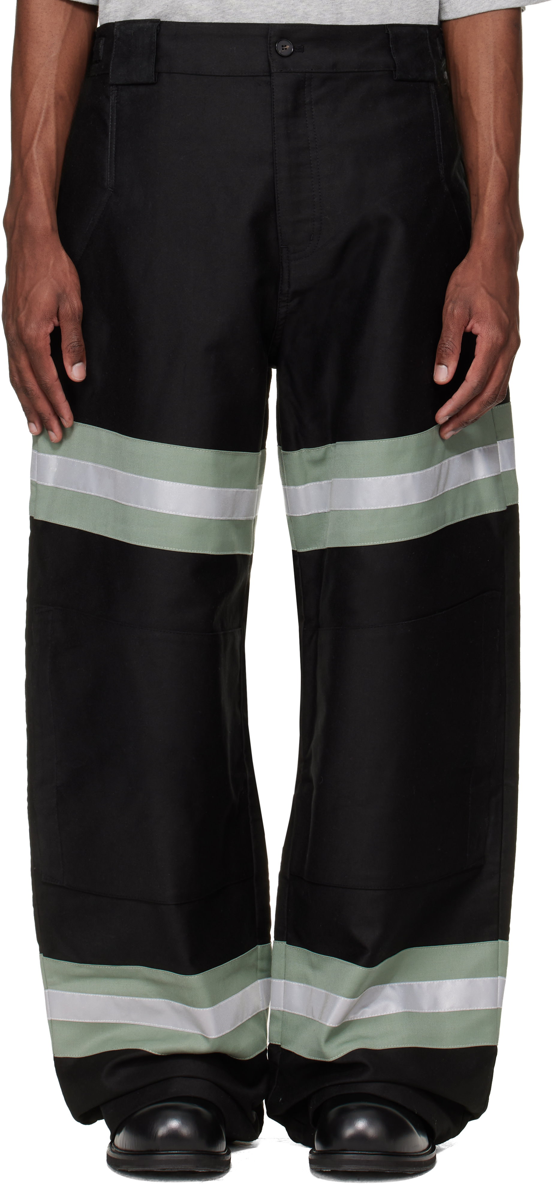 FFFPOSTALSERVICE - Pantalon FF Bunker noir