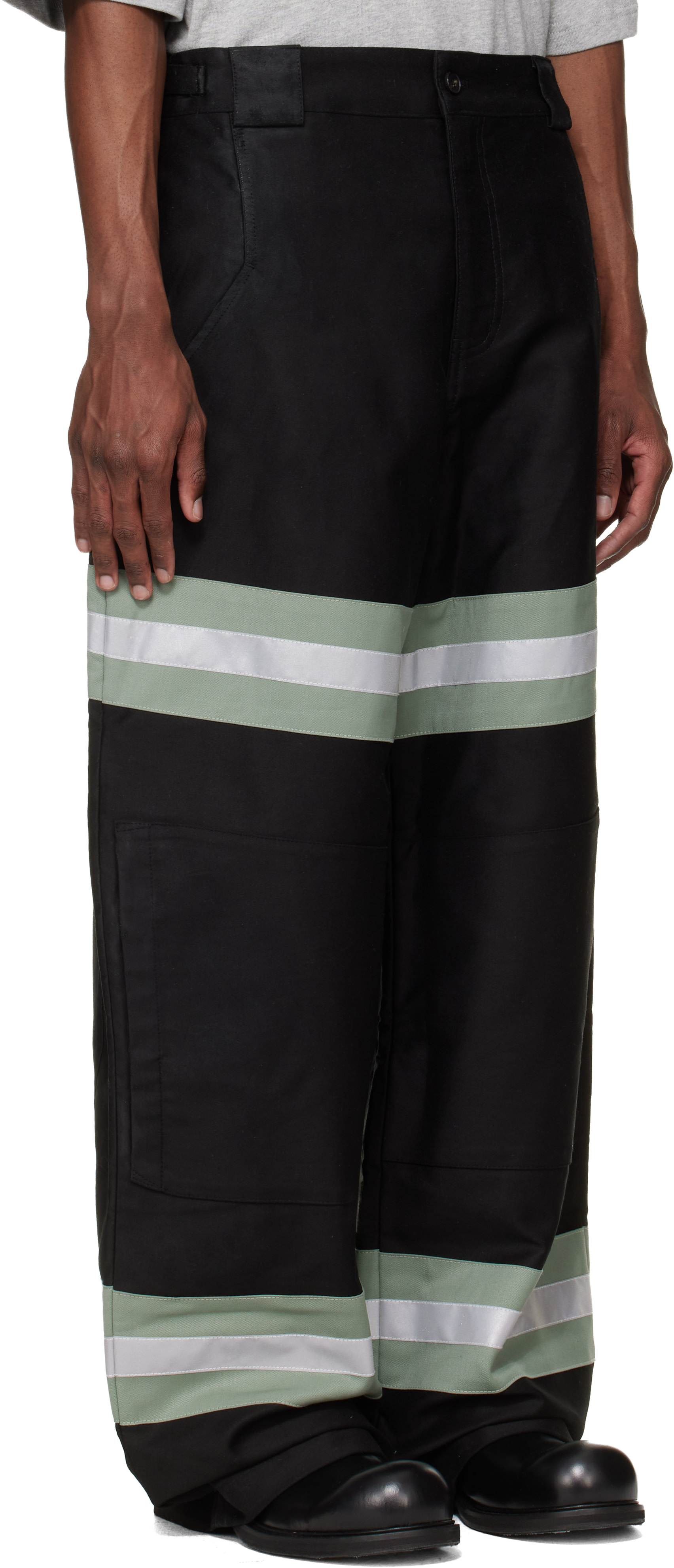 FFFPOSTALSERVICE - Pantalon FF Bunker noir
