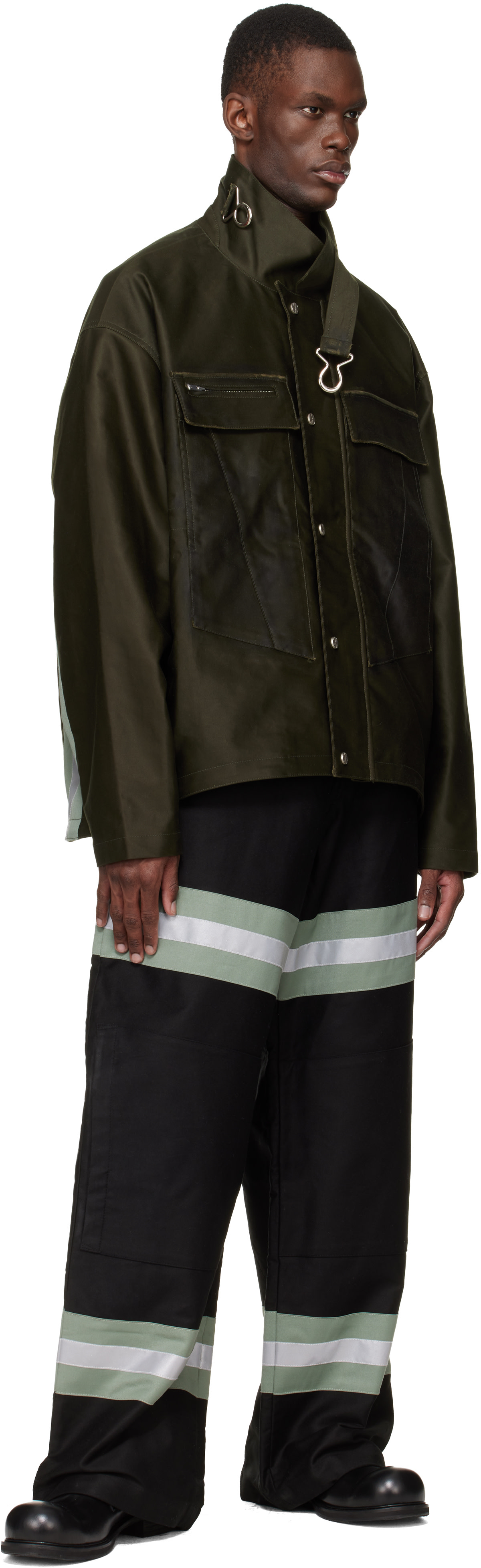 FFFPOSTALSERVICE - Pantalon FF Bunker noir