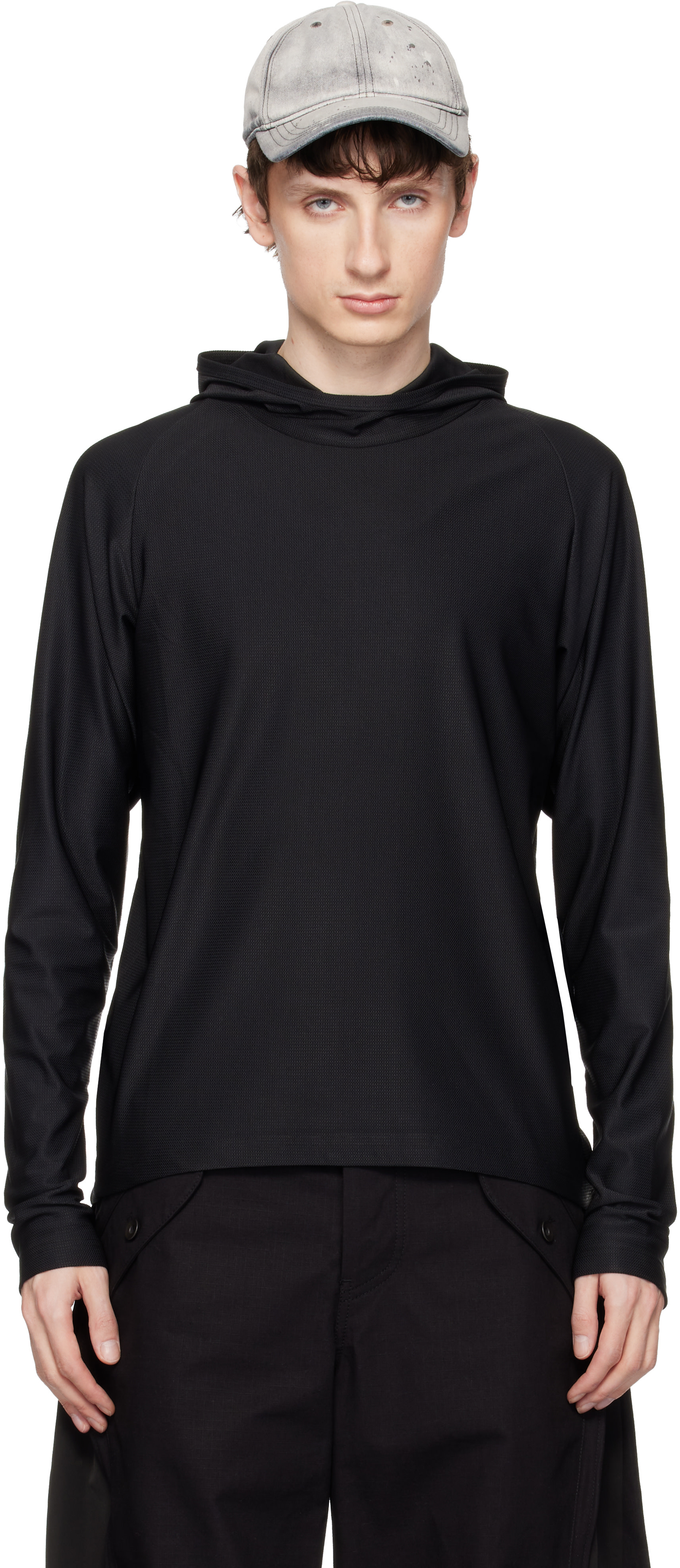 FFFPOSTALSERVICE - Pull à capuche Emishi noir