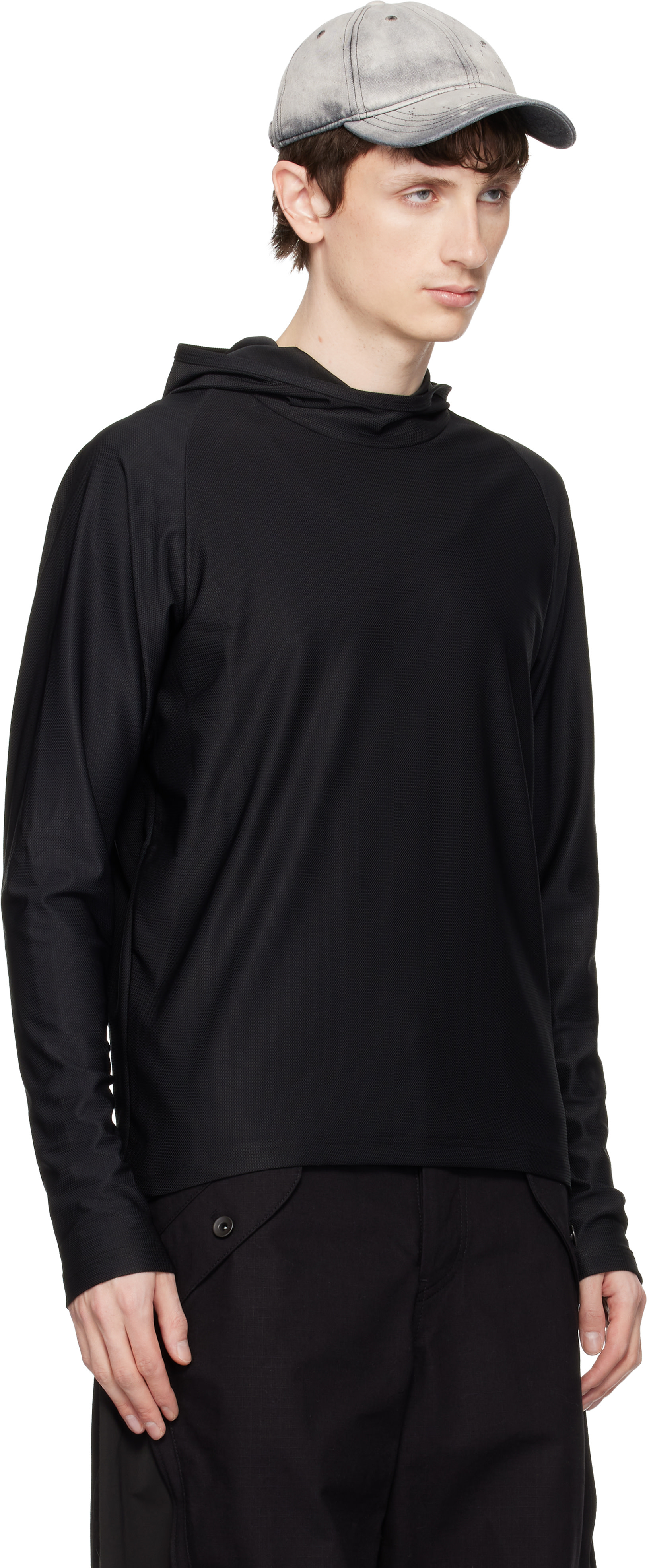 FFFPOSTALSERVICE - Pull à capuche Emishi noir