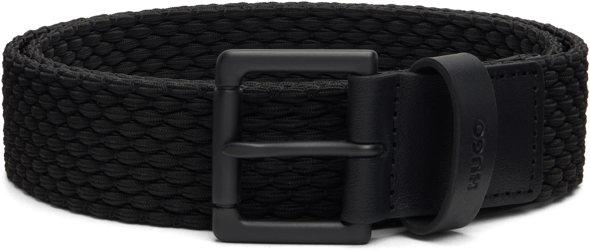 Hugo - Black Woven Belt