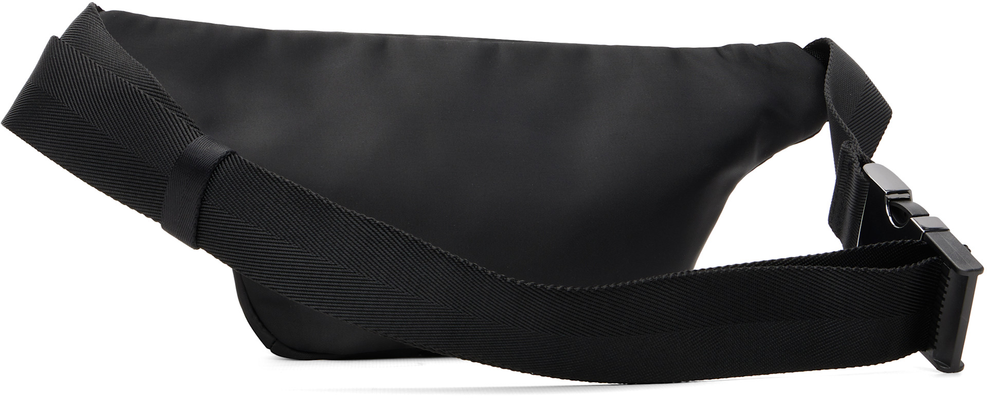 Hugo - Black Stacked Logo Belt Bag