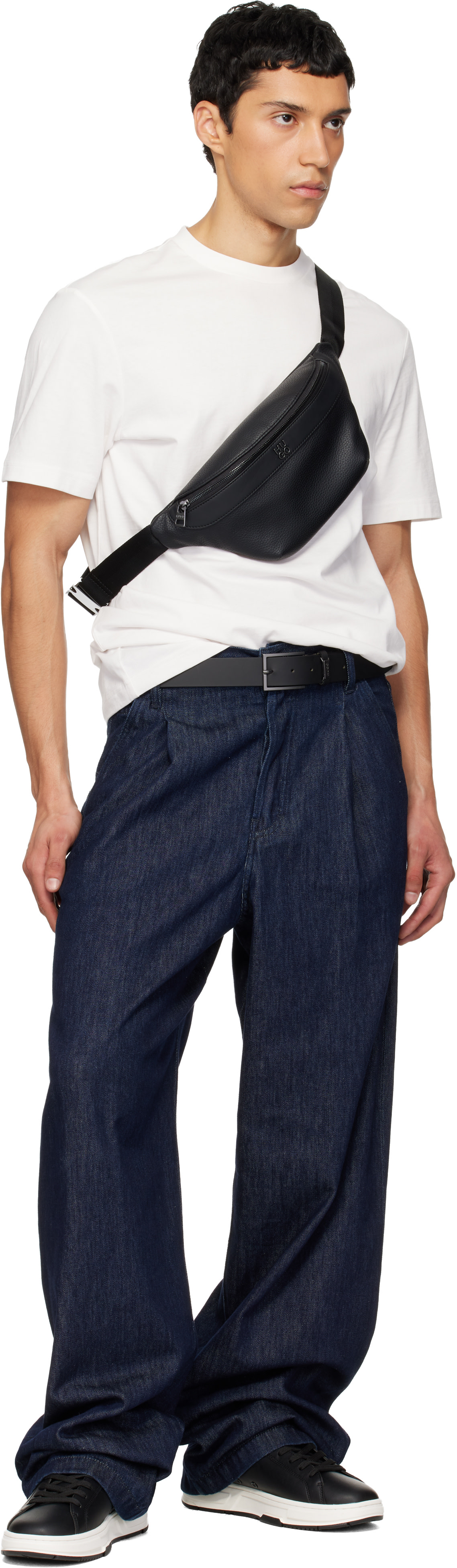 Hugo - Black Logo Hardware Belt Bag