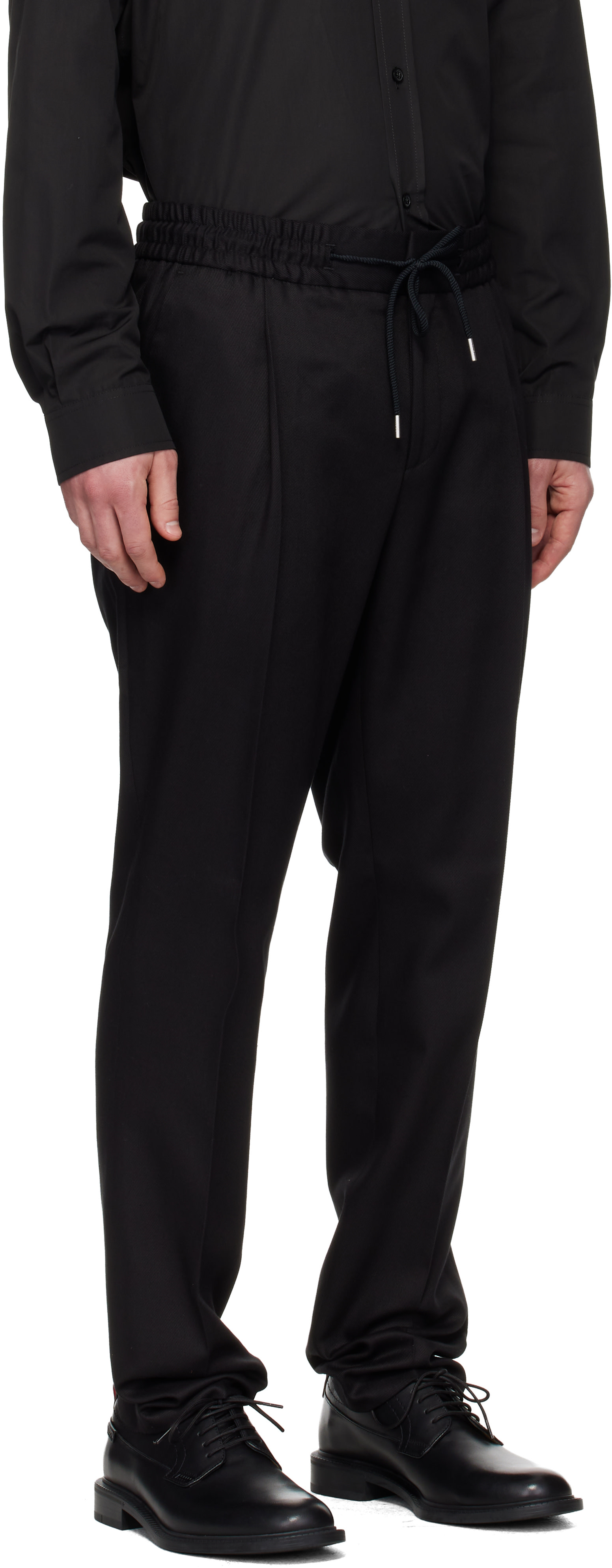 Hugo - Black Slim-Fit Trousers