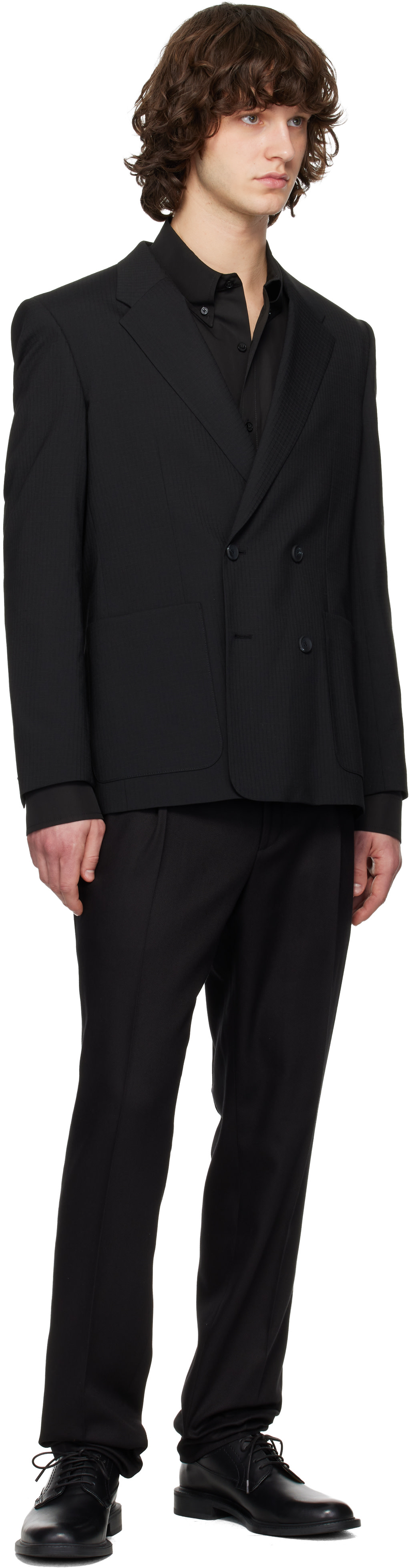 Hugo - Black Slim-Fit Trousers