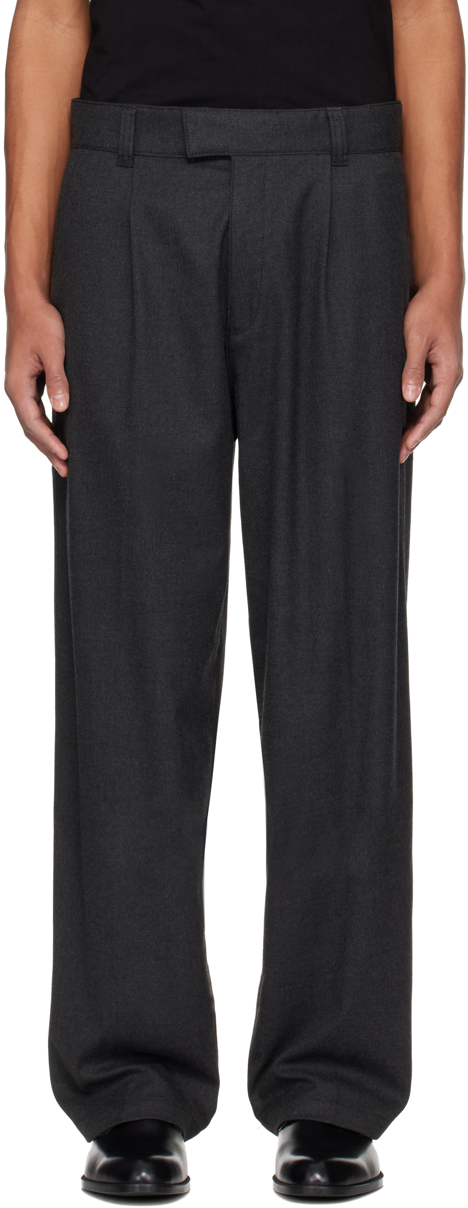 Hugo - Gray Flannel Trousers