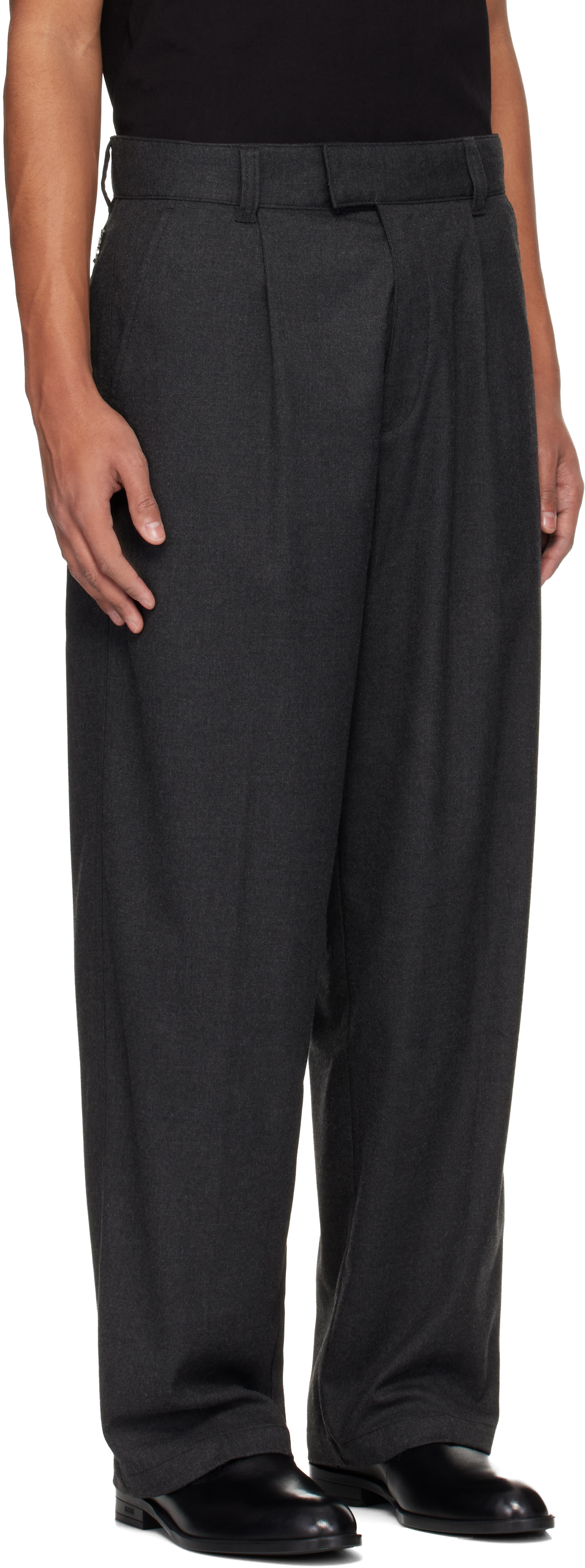 Hugo - Gray Flannel Trousers