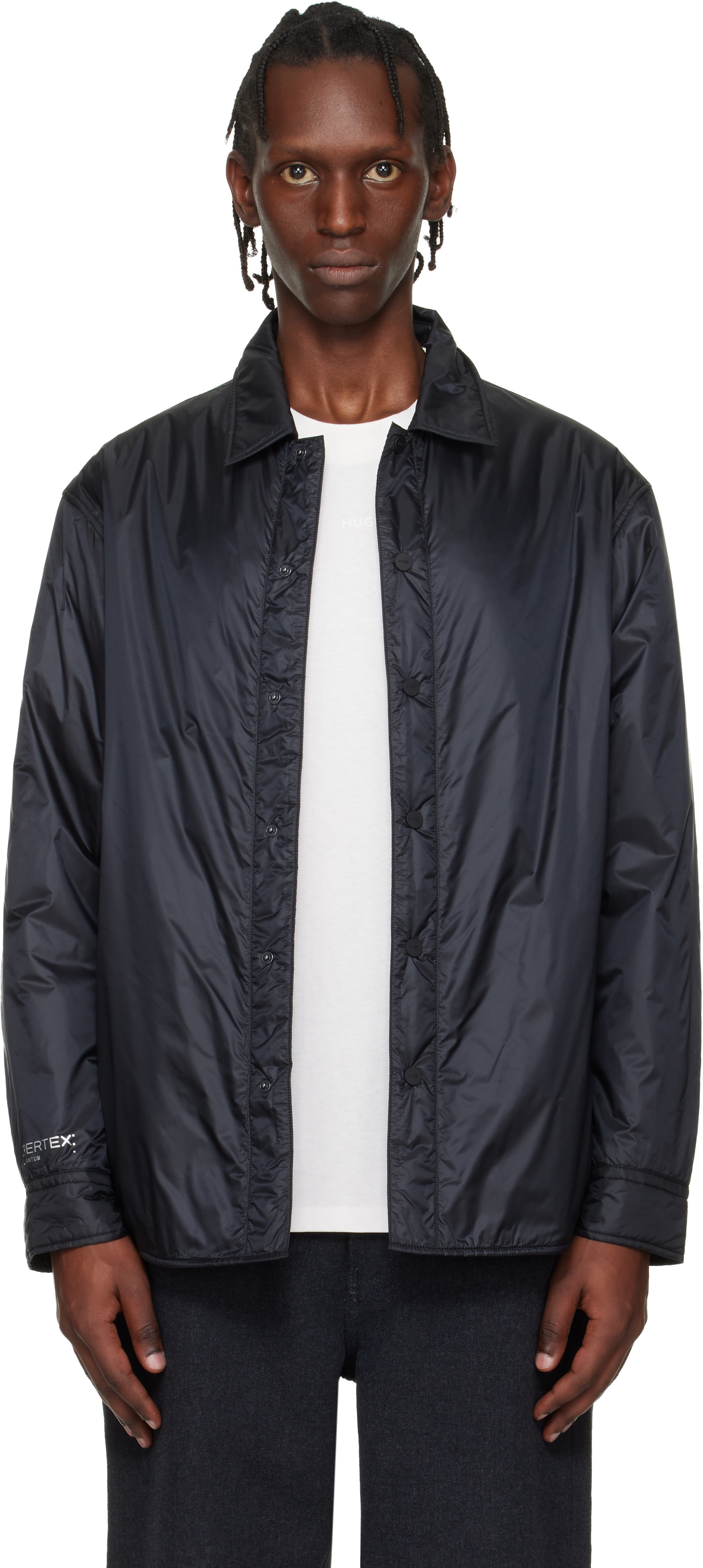 Hugo - Black Pertex Overshirt